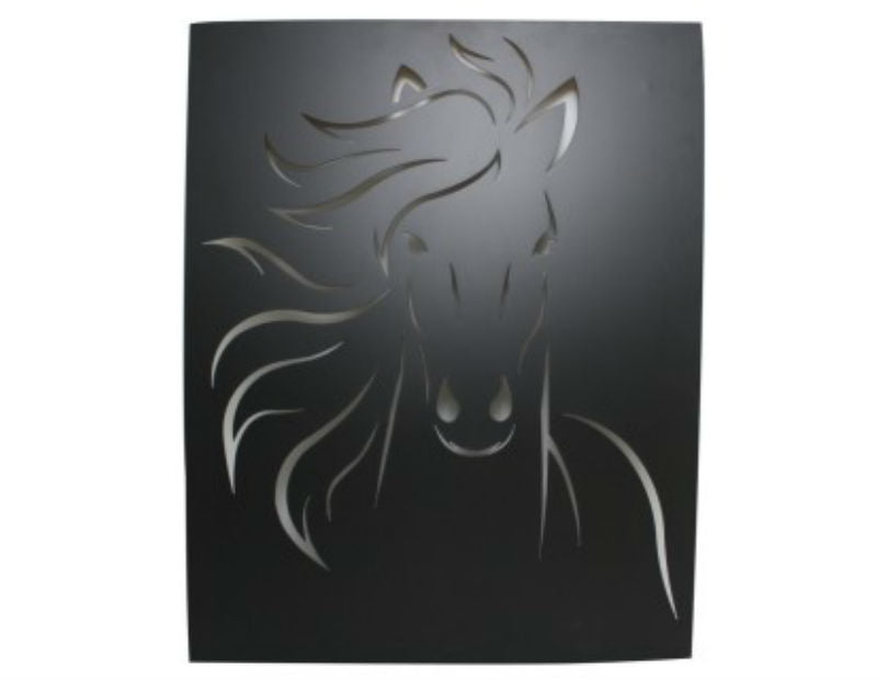 Horse laser cut wall art